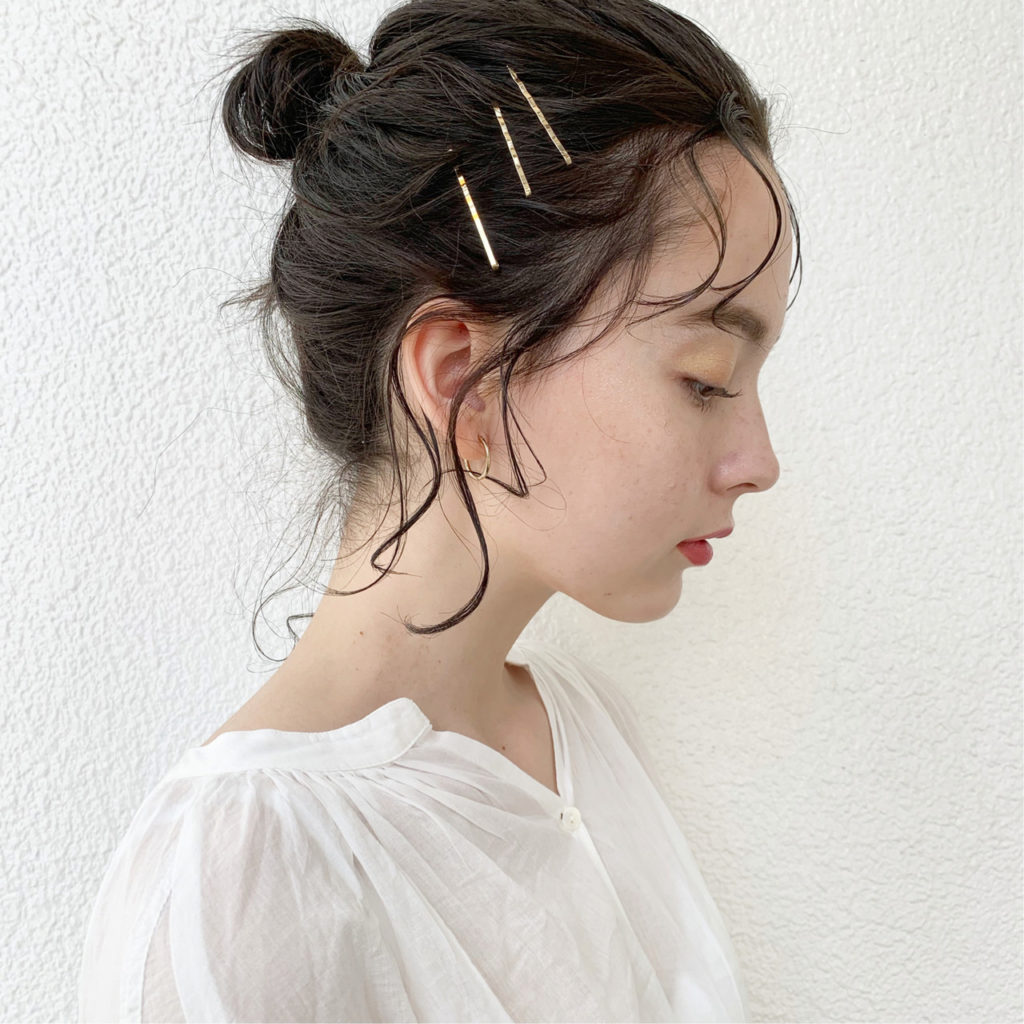 伸ばしかけの前髪はこんなアレンジで♪ レングス・ヘアアクセ・まとめ髪別の簡単前髪アレンジ術 feeche (フィーチェ)